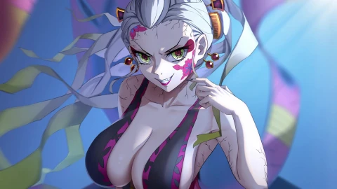 Demon Slayer Kimetsu no Yaiba Daki 堕姫 だき Cybust PC - Free Live Wallpaper