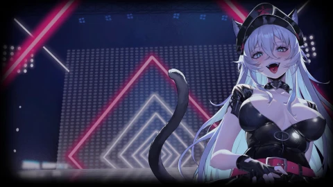 Miss Neko 3 ClariseShow 4K60FPS - Free Live Wallpaper