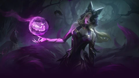 coven ahri animated splash art 1080p 60fps - Free Live Wallpaper