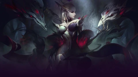 coven evelynn animated splash art 1080p 60fps - Free Live Wallpaper
