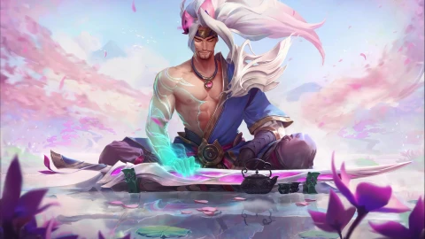 Spirit Blossom Yasuo 4K 60fps Loop Share - Free Live Wallpaper