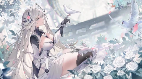 比安卡·深痕（拾梦白菀） - Free Live Wallpaper