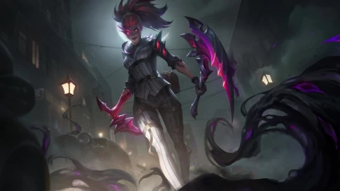 Crime City Nightmare Akali - Free Live Wallpaper
