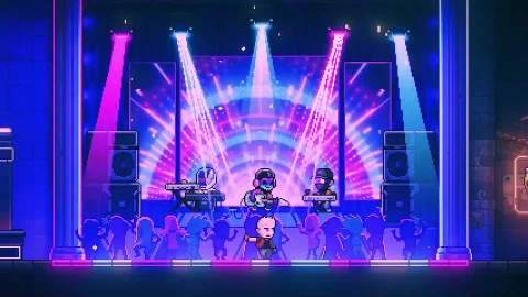 Neon Abyss 픽셀 댄스장 - Free Live Wallpaper