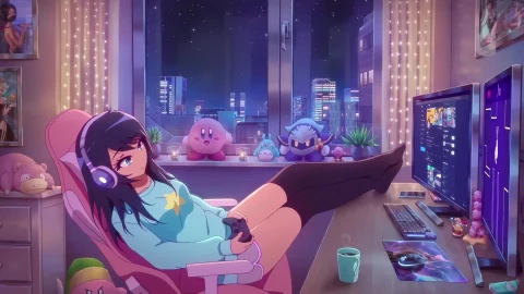 Game Girl HD 57S - Free Live Wallpaper