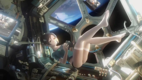 太空少女 HD - Free Live Wallpaper