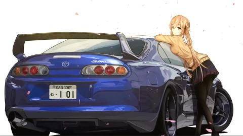 Anime Supra Car - Free Live Wallpaper