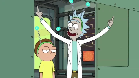 RickMortyFlippingOff - Free Live Wallpaper