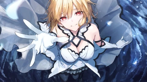 4k A piece of blue glass moon Tsukihime Re Arcueid Brunestud Live Wallpaper - Free Live Wallpaper