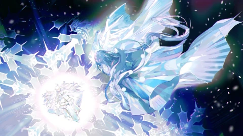 冬雪沉花音乐 横版 batch - Free Live Wallpaper