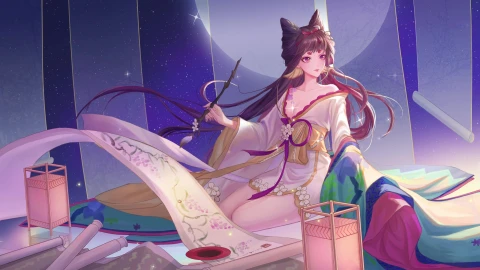 绘世花鸟卷 横版 - Free Live Wallpaper