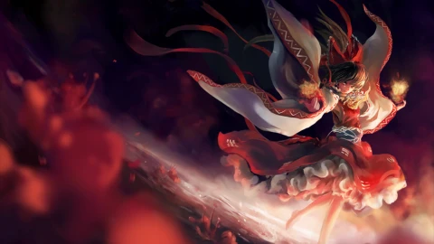 reimu - Free Live Wallpaper
