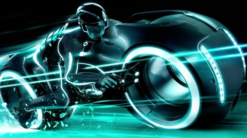 Tron DualScreen 2 - Free Live Wallpaper