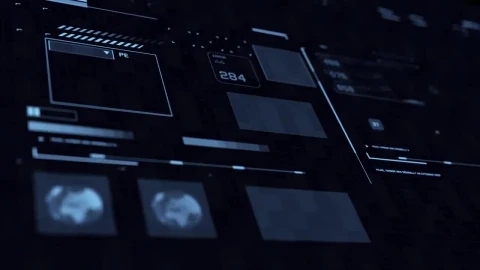 Sci fi Interface HUD Package Background After Effects Template - Free Live Wallpaper