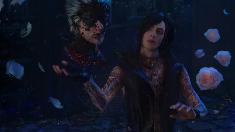 V Devil May Cry 5 Crimson Cloud - Free Live Wallpaper