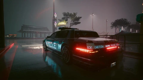 Cyberpunk 2077 Police - Free Live Wallpaper