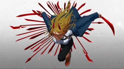 Anime Chainsaw Man Power Animation - Free Live Wallpaper