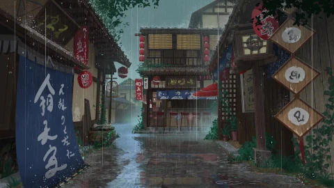 Anime Rain HD Live Wallpaper - Free Live Wallpaper
