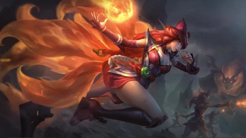 Foxfire Ahri Animated Wallpaper - Free Live Wallpaper