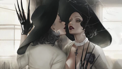 Resident Evil Village Ms Alcina Dimitrescu - Free Live Wallpaper