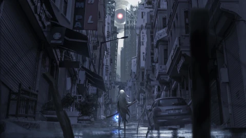 City 4k Anime - Free Live Wallpaper