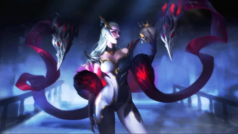 League of Legends Dark Evelynn - Free Live Wallpaper