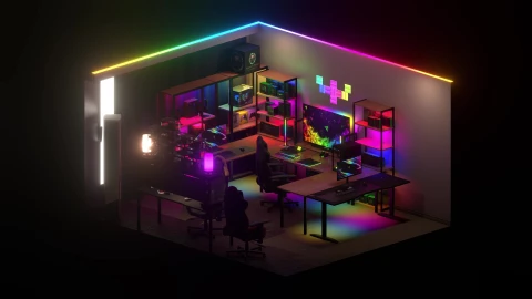 Haeyong Razer RGB Room 4K - Free Live Wallpaper