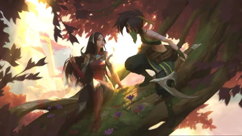 Irelia And Akali - Free Live Wallpaper