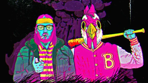 Hotline Miami Pixelart - Free Live Wallpaper