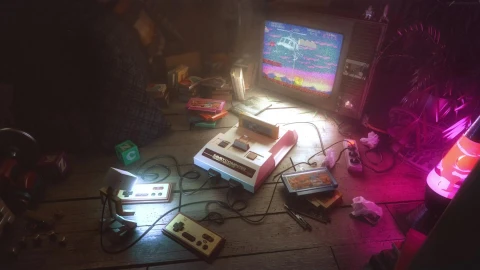Animation Retro Gaming - Free Live Wallpaper