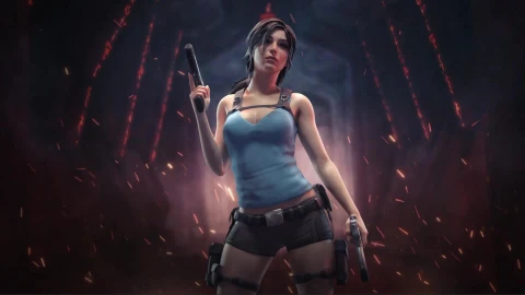 Lara With Guns Live Wallpaper - Free Live Wallpaper