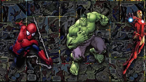 Marvel Wall Of Legends - Free Live Wallpaper