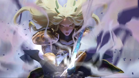 Dephanie Magic Sword Animation - Free Live Wallpaper