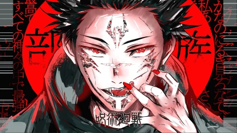 Sukuna X Megumi Jujutsu Kaisen - Free Live Wallpaper