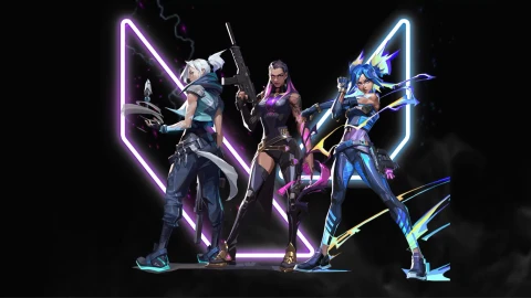 Valorant Jett Reyna Neon - Free Live Wallpaper