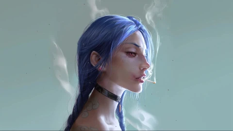 Jinx Smoking - Free Live Wallpaper