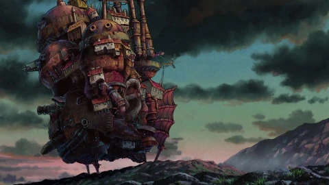 Ghibli Howl Castle 3D Live Wallpaper - Free Live Wallpaper