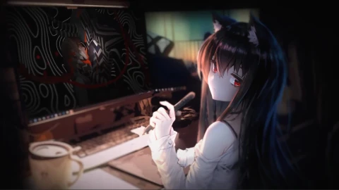 Cat Girl Live Wallpaper For Pc - Free Live Wallpaper