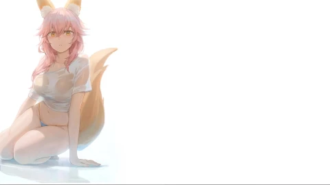 Miko Fox Anime Live Walpaper - Free Live Wallpaper