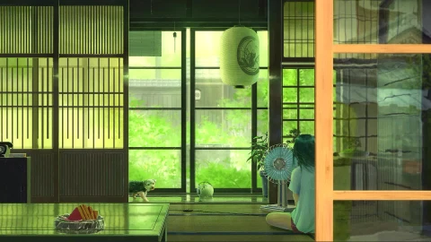 Green Summer Noon - Free Live Wallpaper