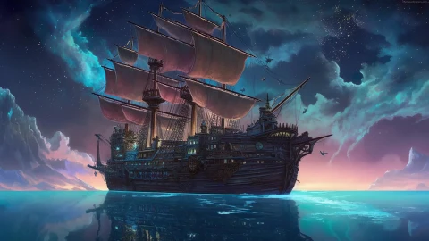 Pirates Ship Live Wallpaper - Free Live Wallpaper