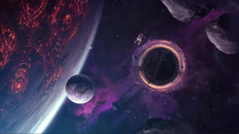 Astronaut Vortex Live Wallpaper - Free Live Wallpaper