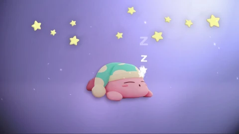 Sleepy Kirby - Free Live Wallpaper