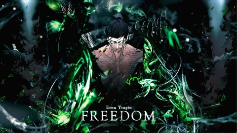 Eren Yager Freedom - Free Live Wallpaper