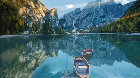 Lake Braies Live Wallpaper - Free Live Wallpaper
