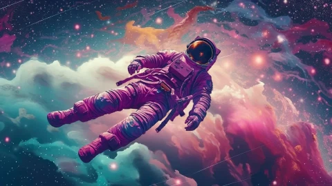 Drifting Spaceman Live Wallpaper - Free Live Wallpaper