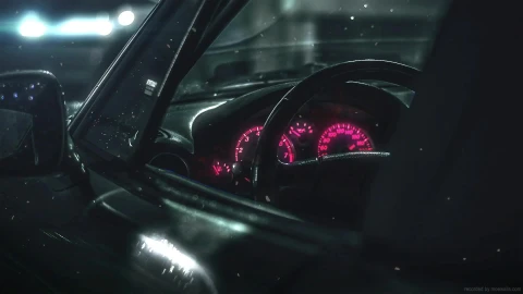 Mazda Mx5 Dashboard Neon Night Live Wallpaper - Free Live Wallpaper