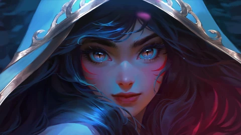 Ahri stare by Nixeu 4K Live Wallpaper - Free Live Wallpaper