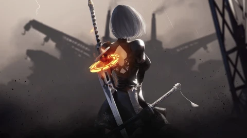 YoRHa No 2 Type B 4K Live Wallpaper - Free Live Wallpaper