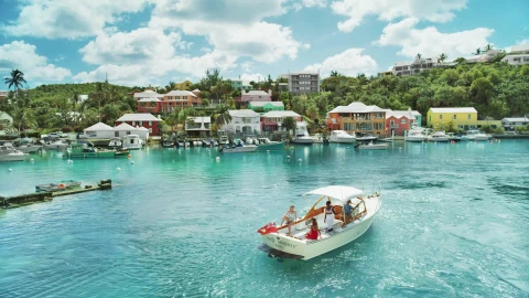 Boating in Bermuda Live Wallpaper - Free Live Wallpaper